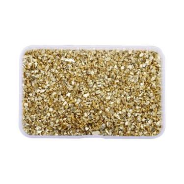 Imagem de Pedras De Vidro Trituradas De Resina Colorida Irregular 80g Para Decor