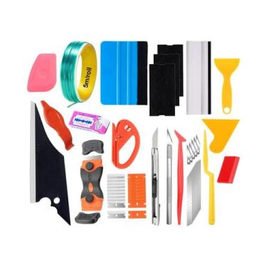 Imagem de Kit De Ferramentas Para Envelopamento Automotivo De 18/63 Peças: Espát