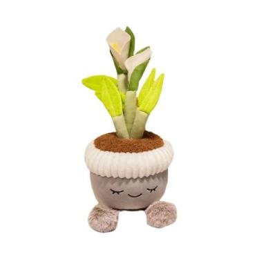 Imagem de Brinquedo De Pelúcia Kawaii De Flor Artificial De 30cm, Cacto E Girass