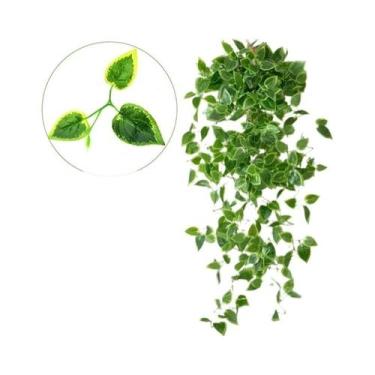 Imagem de Planta Artificial De Hera De 105cm, Vinha Falsa Verde Para Decoração D