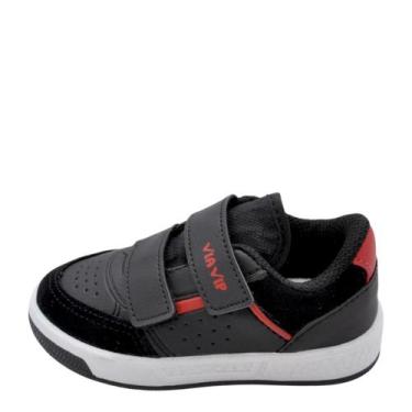 Imagem de Tênis Bebê Via Vip REF: VV2824-PV, Preto, 20