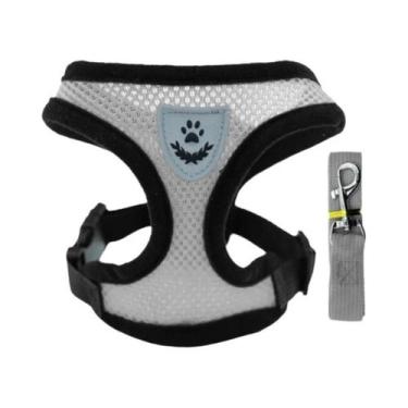 Imagem de Coleira Peitoral Respirável Para Cães Pequenos E Gatos, Arnês De Verão