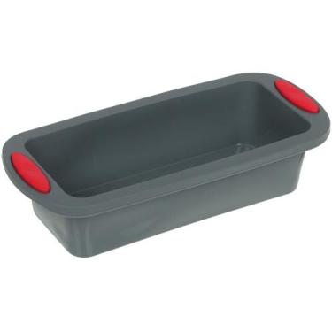 Imagem de Forma De Silicone Antiaderente Flexível Bolo Torta Pudim Pão Reutilizá