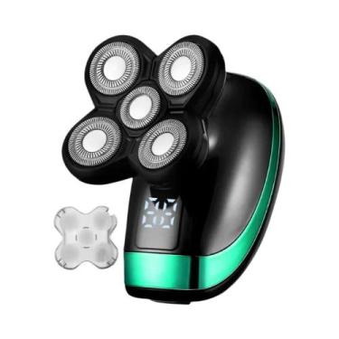 Imagem de Barbeador elétrico recarregável para homens, Kit profissional de higie