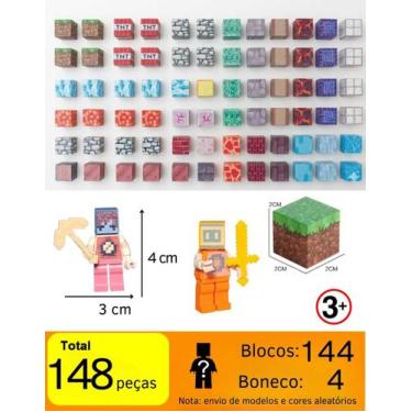 Imagem de Blocos Magnéticos Construção Brinquedo Imãs Cubos Mini Craft Quantidad