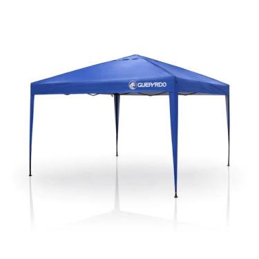 Imagem de Tenda Gazebo De Praia 3x3m Camping Articulado Guepardo Pratiko Azul
