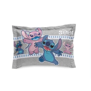 Imagem de Jogo Cobre Leito Infantil Stitch Fotos Solteiro 100% Poliéster  - Stitch Fotos