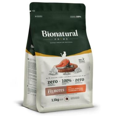 Imagem de Ração Bionatural Prime Para Gatos Filhotes Salmão 1,5 kg