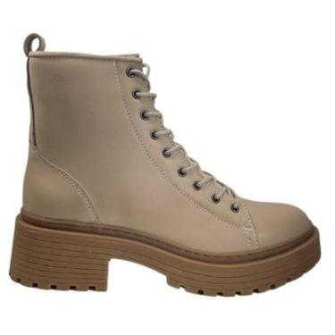 Imagem de Bota Feminina Freeway Couro Menestra Natural-Feminino