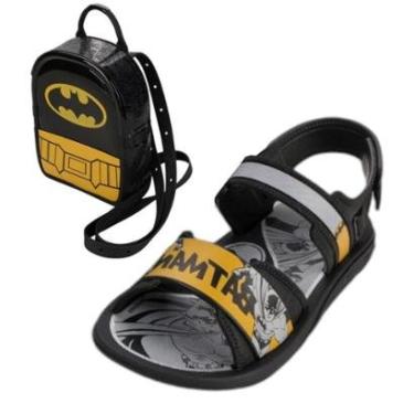 Imagem de Sandália Infantil Menino Mimo Bolsa Batman Liga Da Justiça-Masculino