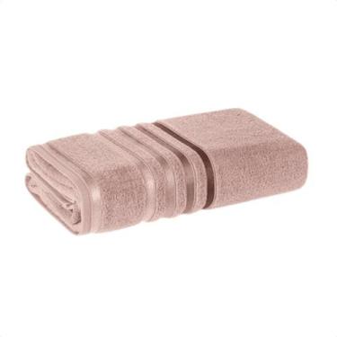 Imagem de Toalha Banhão Karsten Gigante 86x150 - Fio Penteado Lumina, Petala Ros