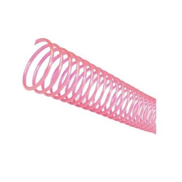 Imagem de Espirais para Encadernação Rosa Transparente 12mm 70 Folhas 100 und - 