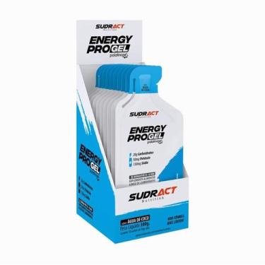 Imagem de Gel Carboidrato Sudract Ciclismo 10x30g Repositor Energético Água de C