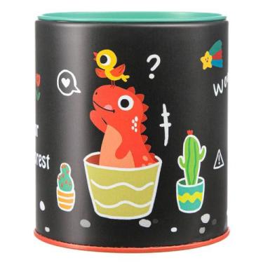 Imagem de Cofrinho Infantil Dinossauro Porta Moedas Cofre Decorativo Lembrancinh