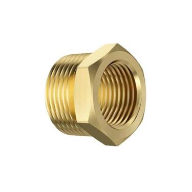 Imagem de Gás Bucha Redução 3-4 X 1-2 para Adaptação de Roscas em Instalações de Gás Roco