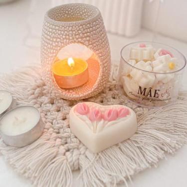 Imagem de Kit Aromático Completo Dia das Mães - Rechaud + Wax Melts + Velas  Pre