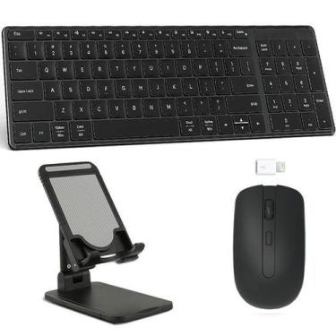 Imagem de Teclado, Mouse, Suporte - iPad Air 3 - 2019 10.5" Preto - Skin Zabom