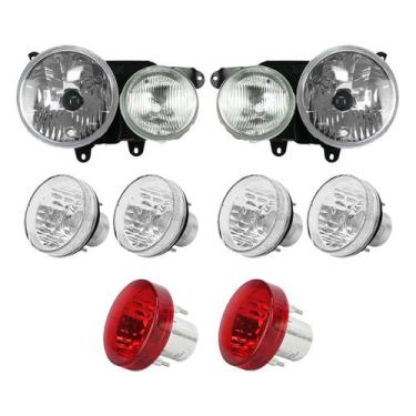 Imagem de Kit Farol L200 Sport Outdoor Savana Pajero Tr4 04/12 - IAM