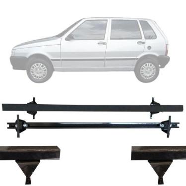 Imagem de Rack de Teto Roca Bagageiros 100kg Furar Fiat Uno 2/4Pts 196
