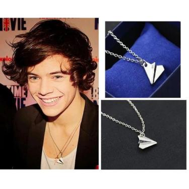 Imagem de Colar Avião De Papel Harry One Direction - Geek Marketplace