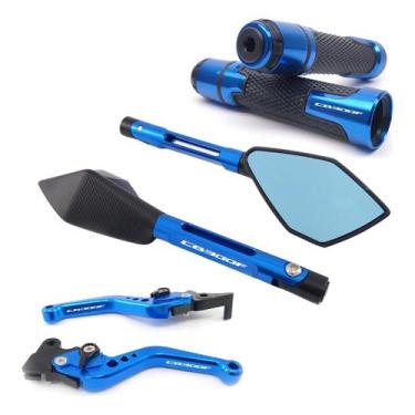 Imagem de Kit Manete Manopla Retrovisor Esportivo Cb300f Twister Laser - Special