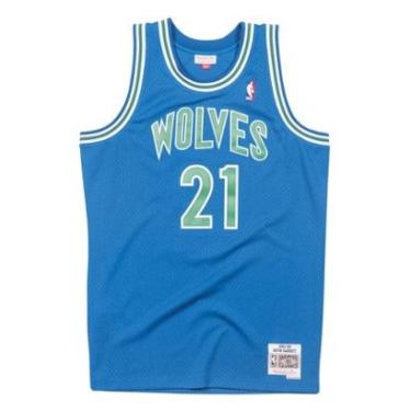 Imagem de Regata Mitchell & Ness Swingman Jersey Minnesota Timberwolves Road 1995-96 Kevin Garnet...