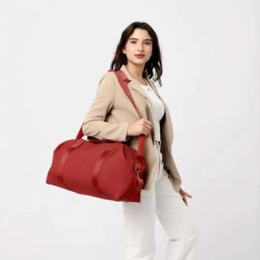 Imagem de Mala Academia Viagem Grande Bolsa Fitness Estilosa Impermeável Moderna