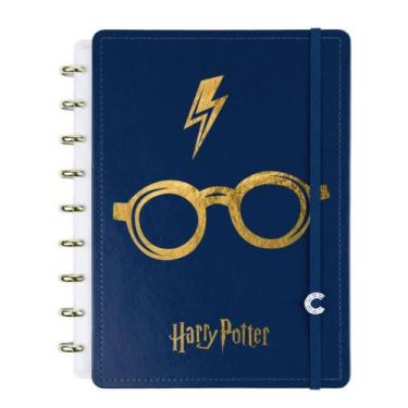 Imagem de Caderno Inteligente Medio HARRY Potter Azul 80FLS