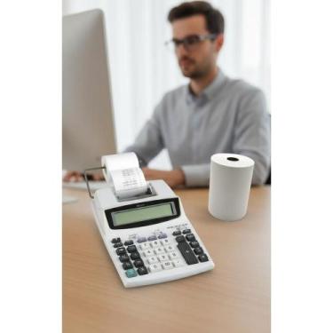 Imagem de Calculadora de Mesa com Bobina 12 Dígitos LCD - Congratulations Store