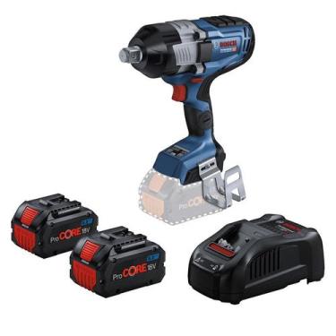Imagem de Chave De Impacto Bosch 18V Gds 1600 Hc 3/4'' Biturbo 1600nm + 2 bateri