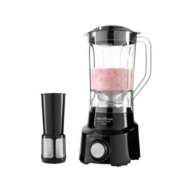 Imagem de Liquidificador Preto Britânia com Filtro Turbo 1050W, Preto, 220V
