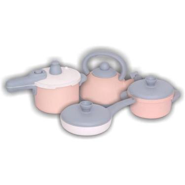 Imagem de Brincando de Casinha KIT Panelas BABY Gorumet 4 PCS - Mercotoys