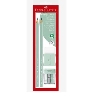 Imagem de Kit ecolapis apont borr faber t past - Grupo Faber Castell