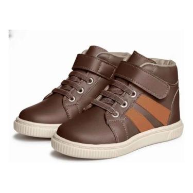 Imagem de Coturno Infantil Antiderrapante Menino Tenis Macio Leve - Mimoflex, Ma