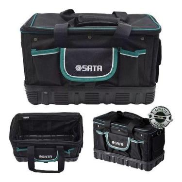 Imagem de Bolsa De Ferramentas Tipo Baú Em Nylon St95185sc Sata Preto Preto