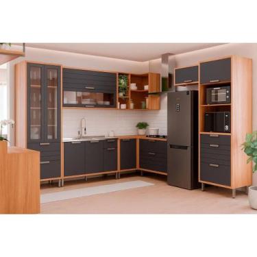 Imagem de Kit Modulado MGM 8 Peças Eloise C8P88 Cinamomo/Titanium