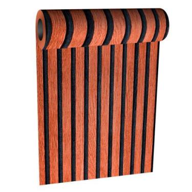 Imagem de Papel de Parede Decorativo Adesivo Ripado 1 Rolo 45cm x 5m - Rio Home,
