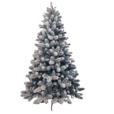 Imagem de ÁRVORE DE NATAL NEVADA FLOCADA 2.10m - Carmella Presentes, 2,10m