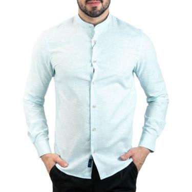 Imagem de Camisa Linho VersatiOld Azul Capri, GG