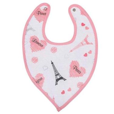 Imagem de Babador Bandana Unitário Baby Nice - Minasrey, Rosa 19-RSE
