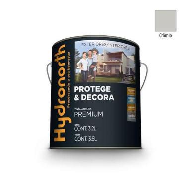 Imagem de Tinta Acrílica Premium Fosca Protege e Decora Cromio Galão 3,6L Hydronorth