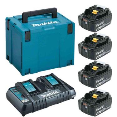 Imagem de Kit Carregador de Bateria 18v 4.0ah 220v 197501-8 - Makita