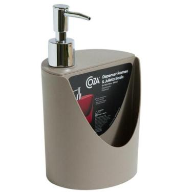 Imagem de Dispenser 600ml Coza Romeu e Julieta Basic 10837 Concreto