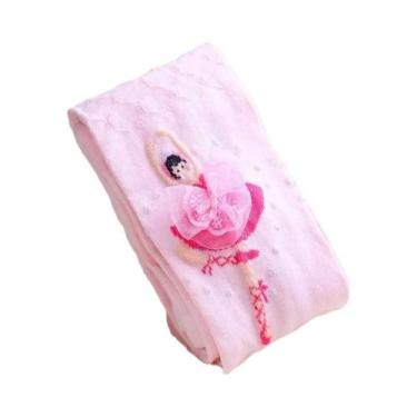 Imagem de Meias-calças De Algodão Macio Para Meninas, Tricotadas Para O Outono, 