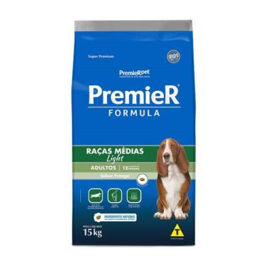 Imagem de Ração Premier Fórmula Light Cães Adultos Médio 15 Kg - PREMIER PET, 30