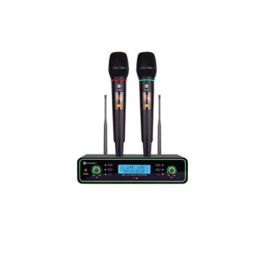 Imagem de Sistema de Microfone Kadosh K422M Sem Fio Recarregável B6