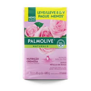 Imagem de Sabonete em Barra Palmolive Naturals Nutrição Cremosa Leite e Pétalas 