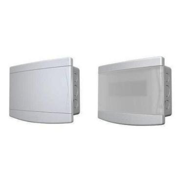 Imagem de Quadro de Distribuição Sbr 6/8 Disj Branco c/ Barra -Tigre - NoBrand