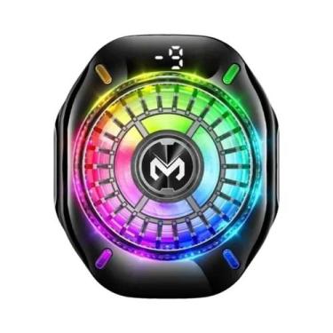 Imagem de Cooler Magnético Para Celular MEMO CX10 Com Luzes RGB E Semicondutor P
