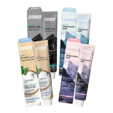 Imagem de Kit de Creme Dental DAHLORE 2080 Pure com 4 Sabores para Cuidados Orai